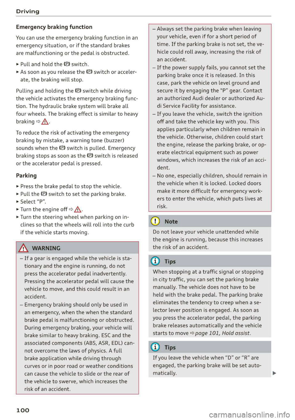 AUDI A7 2019  Owners Manual 