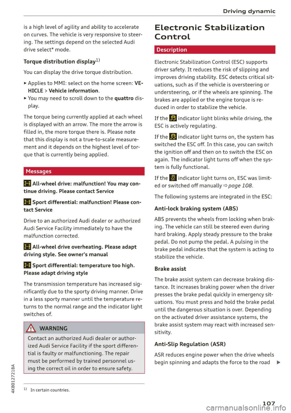 AUDI A7 2019  Owners Manual 