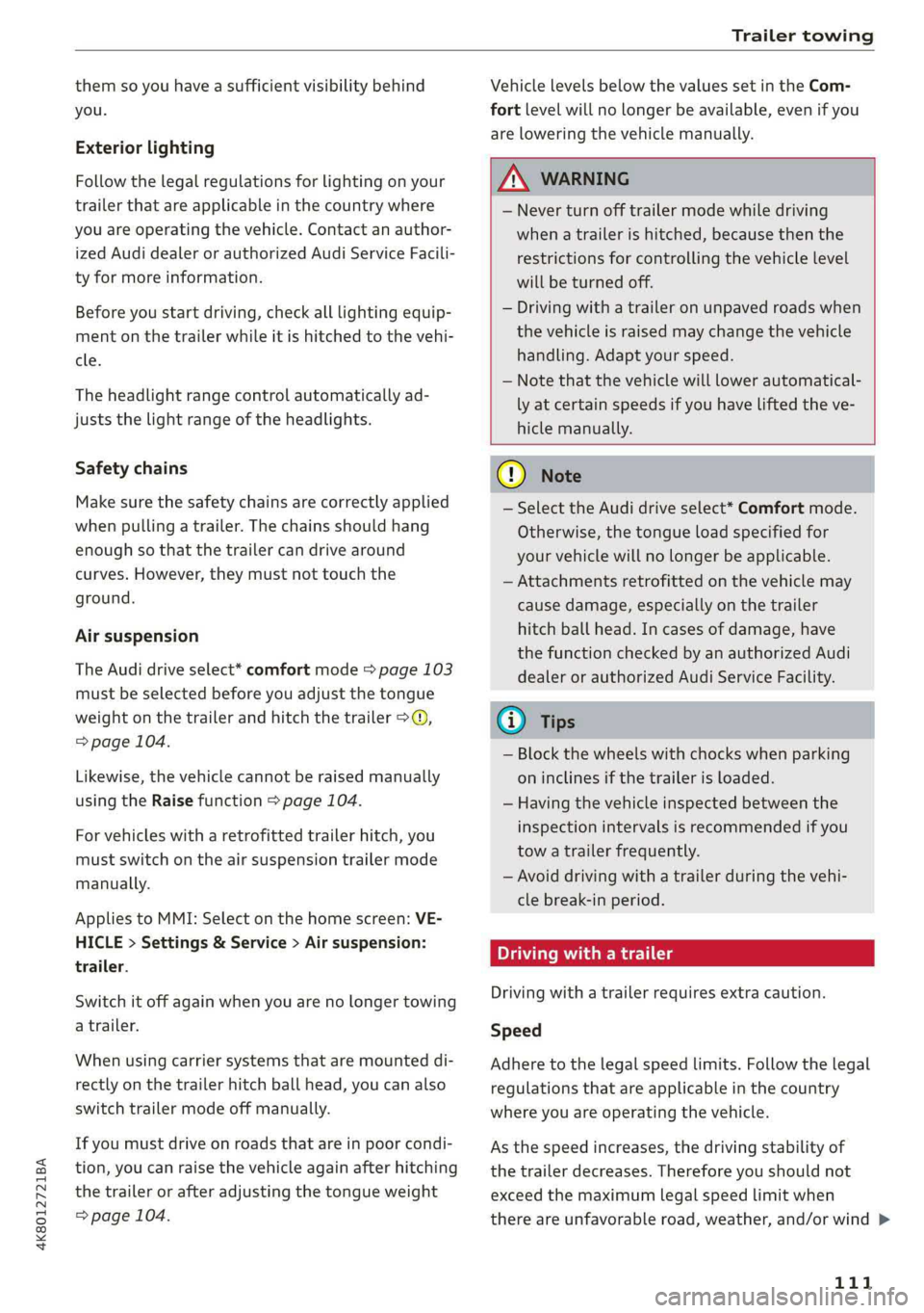 AUDI A7 2019  Owners Manual 