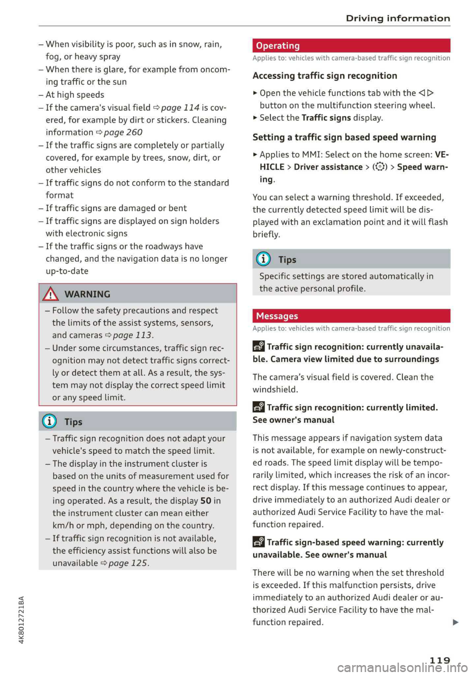 AUDI A7 2019  Owners Manual 