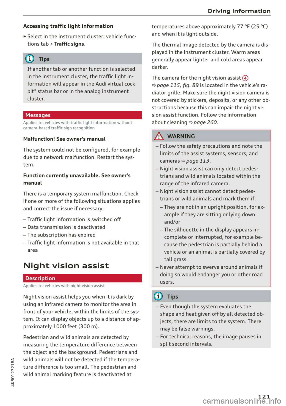 AUDI A7 2019  Owners Manual 