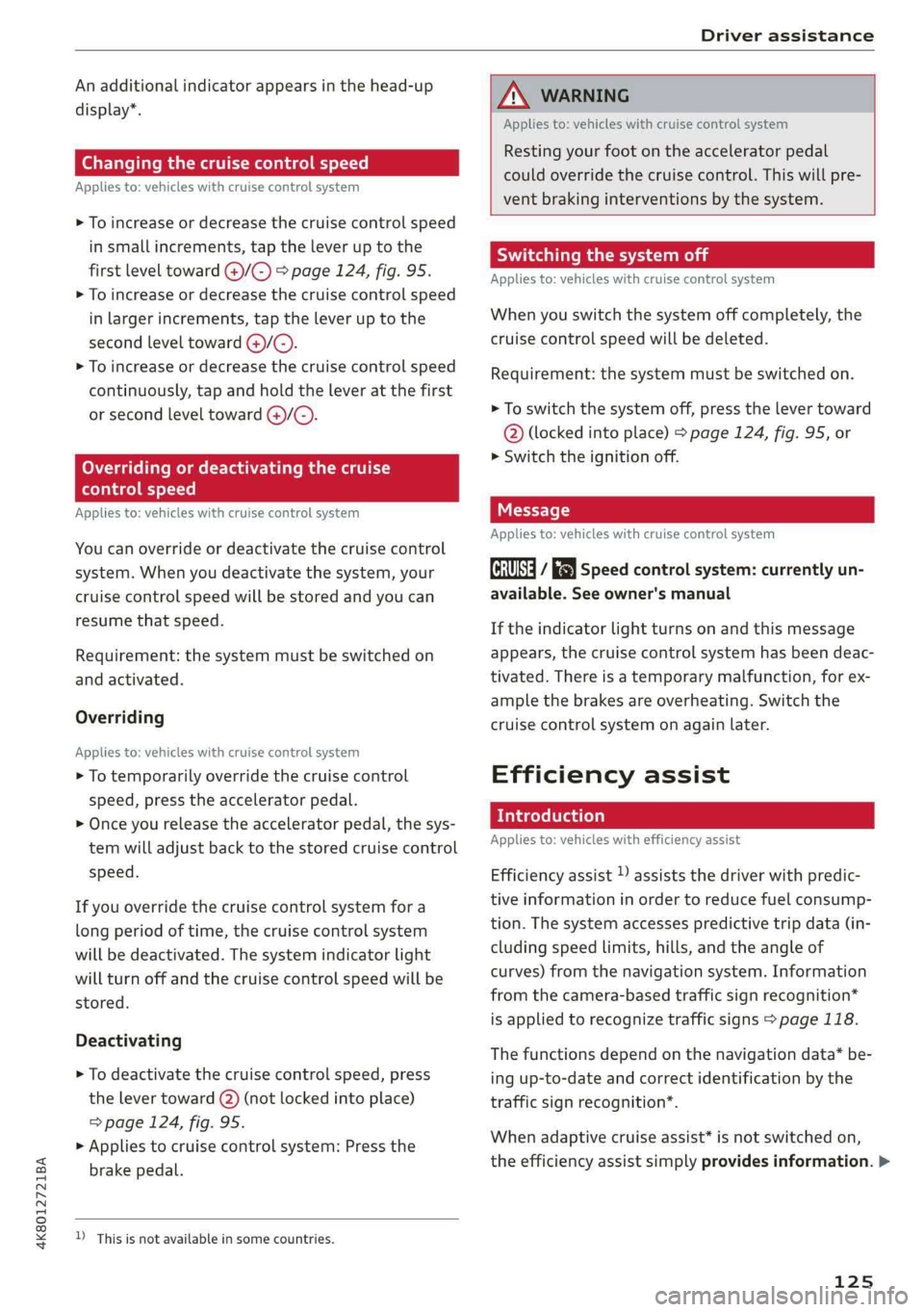 AUDI A7 2019  Owners Manual 