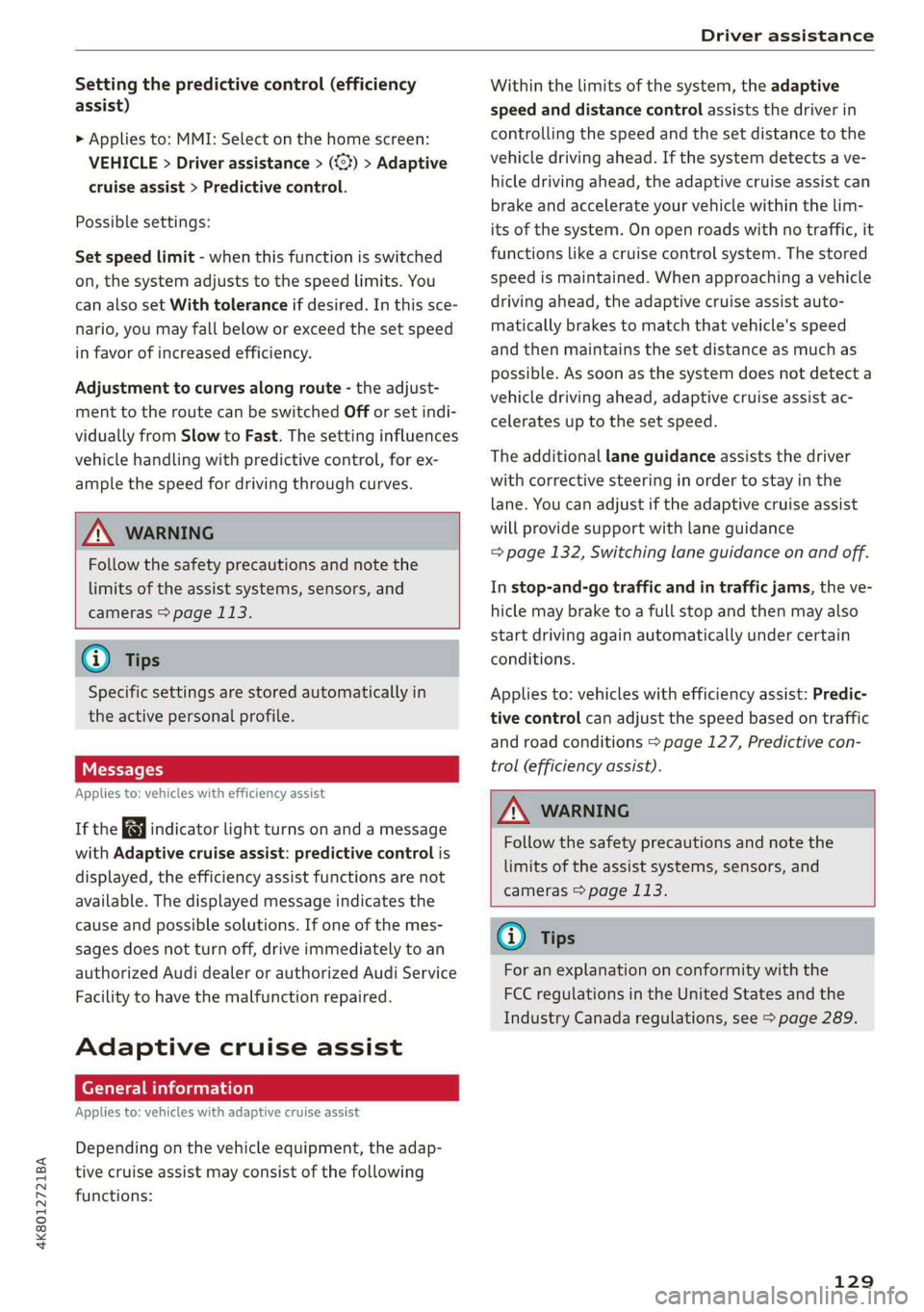 AUDI A7 2019  Owners Manual 