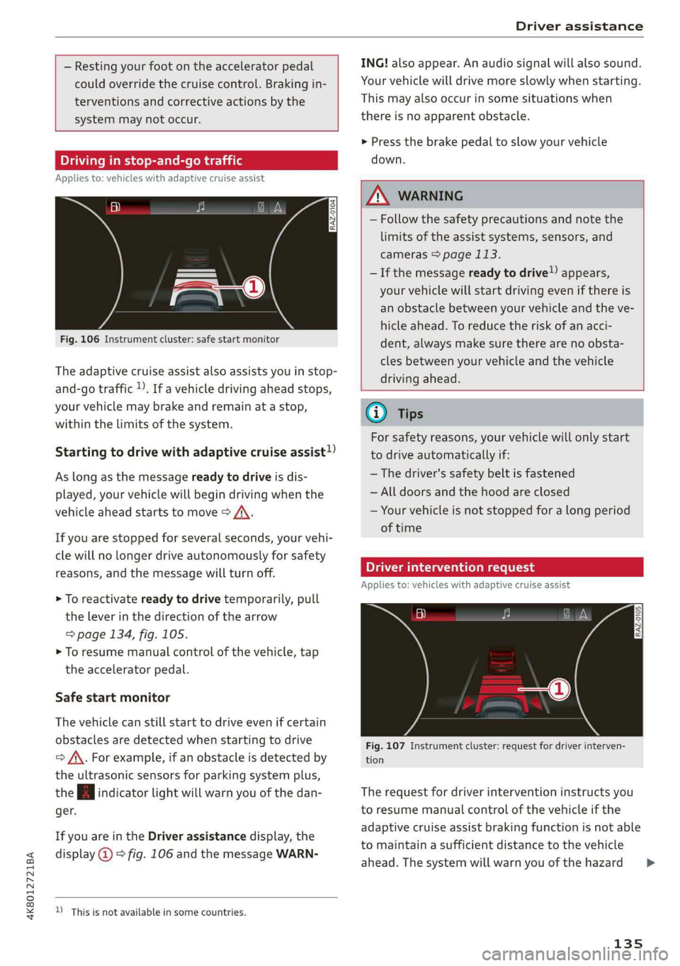 AUDI A7 2019  Owners Manual 