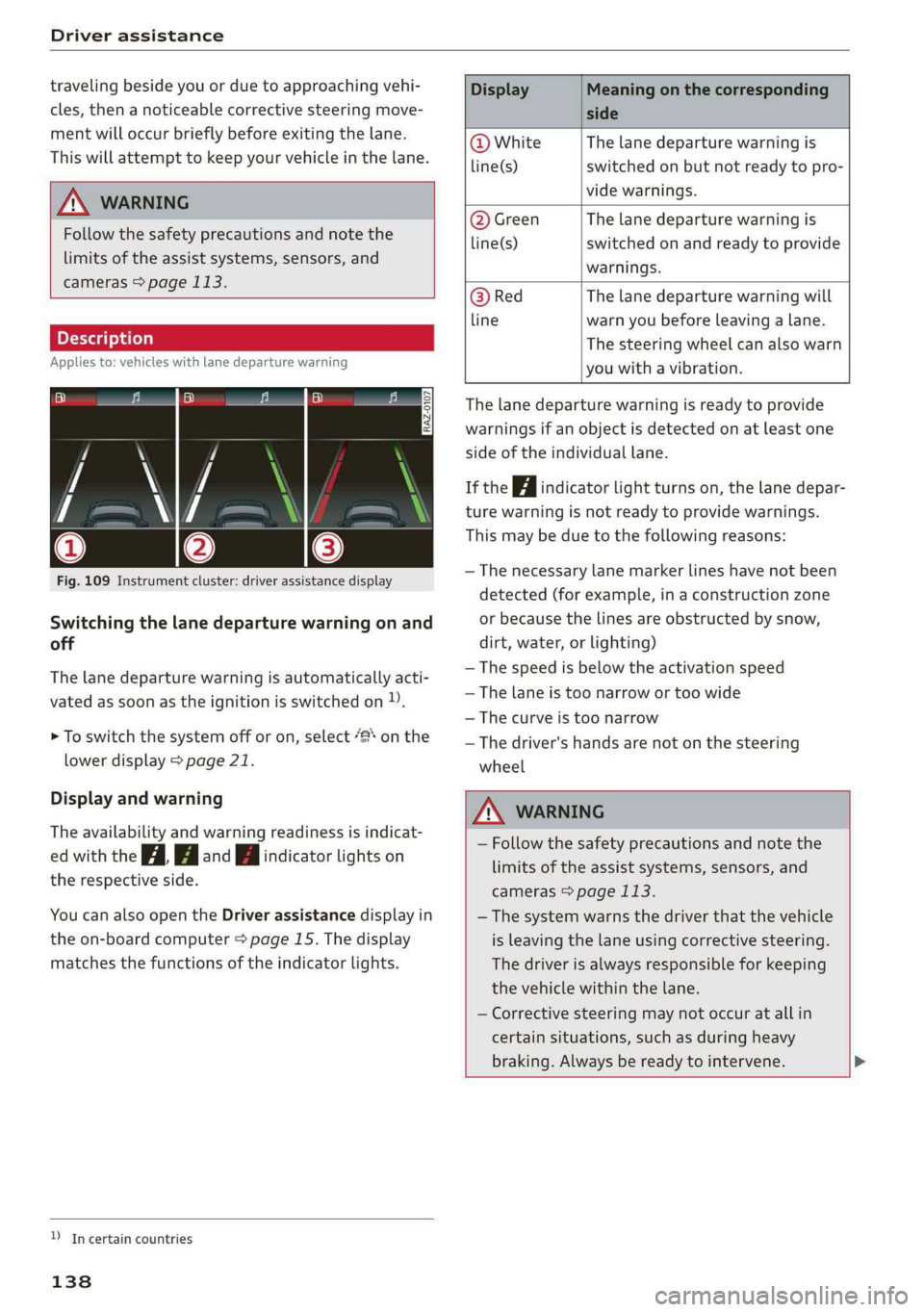 AUDI A7 2019  Owners Manual 