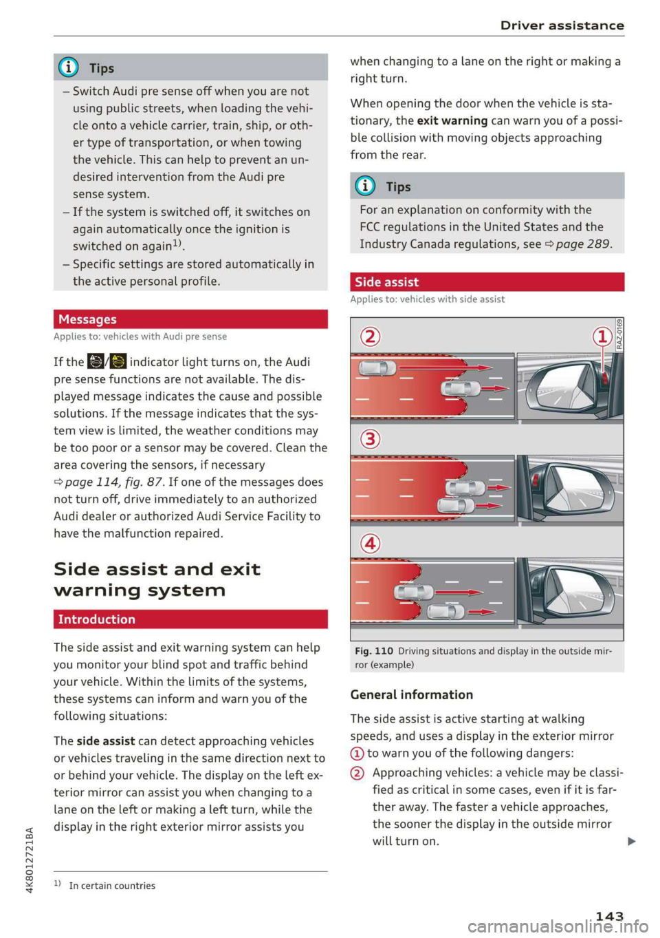 AUDI A7 2019  Owners Manual 