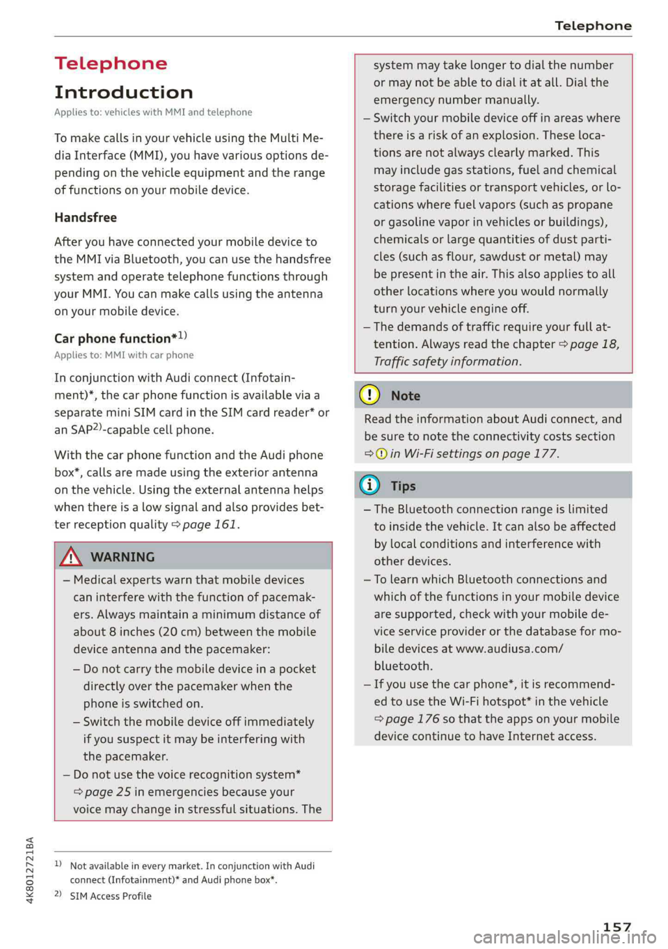 AUDI A7 2019  Owners Manual 