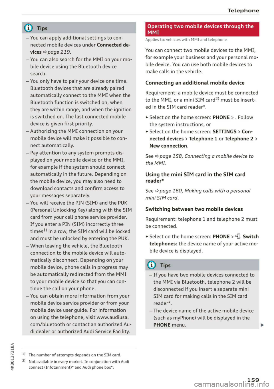 AUDI A7 2019  Owners Manual 