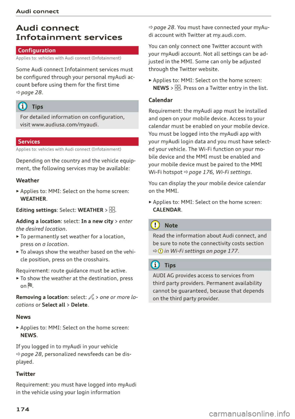 AUDI A7 2019  Owners Manual 