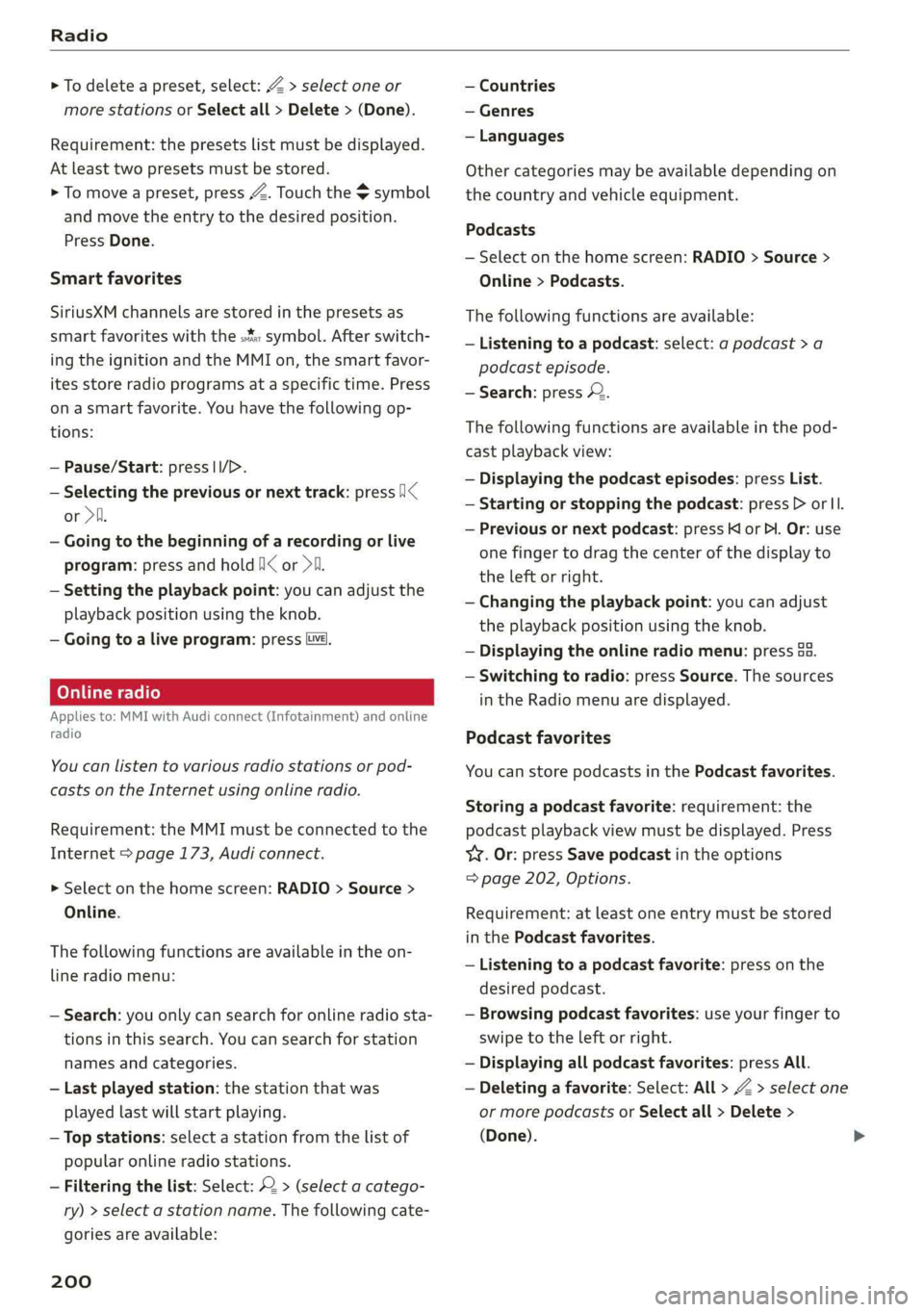 AUDI A7 2019  Owners Manual 