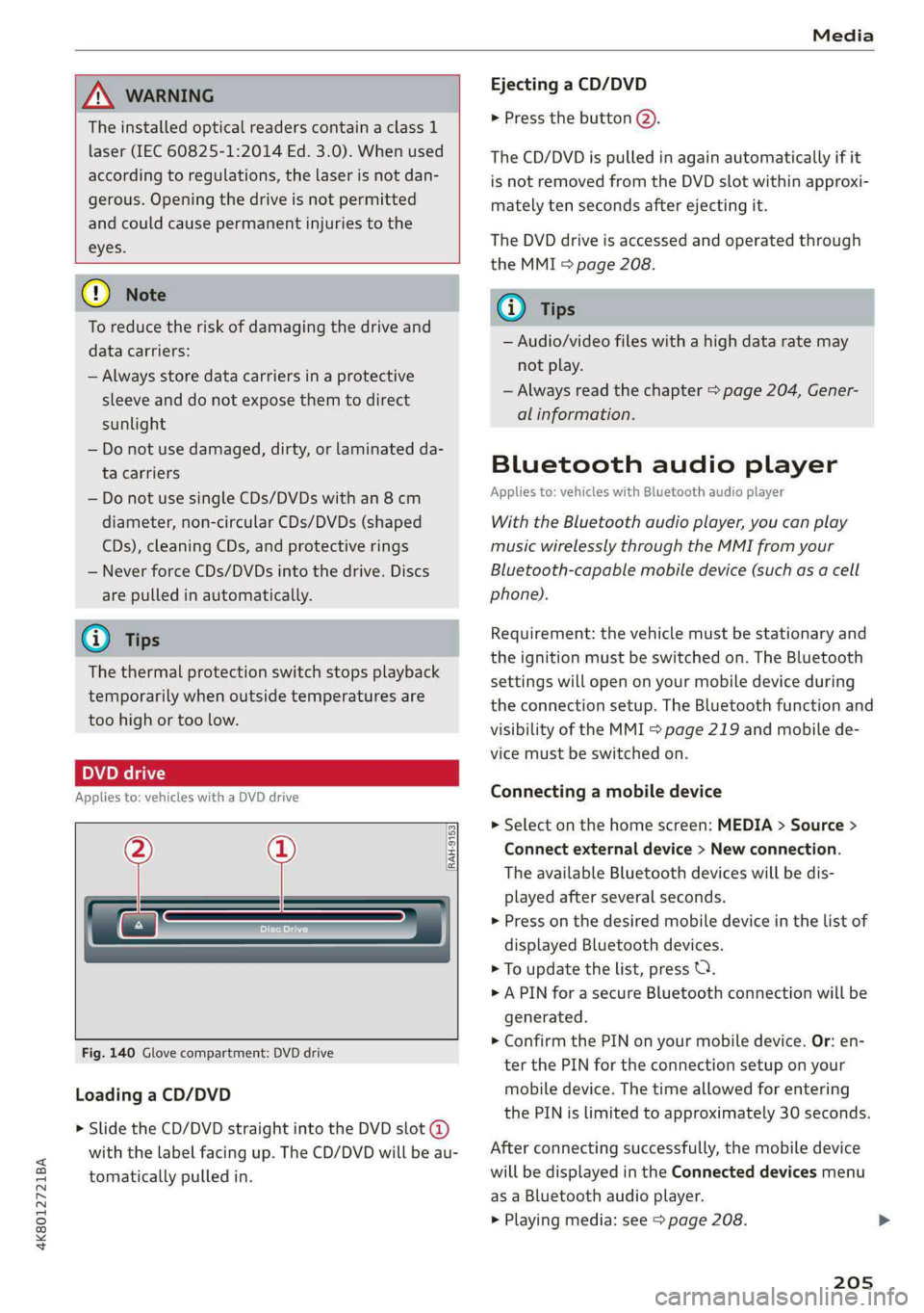 AUDI A7 2019  Owners Manual 