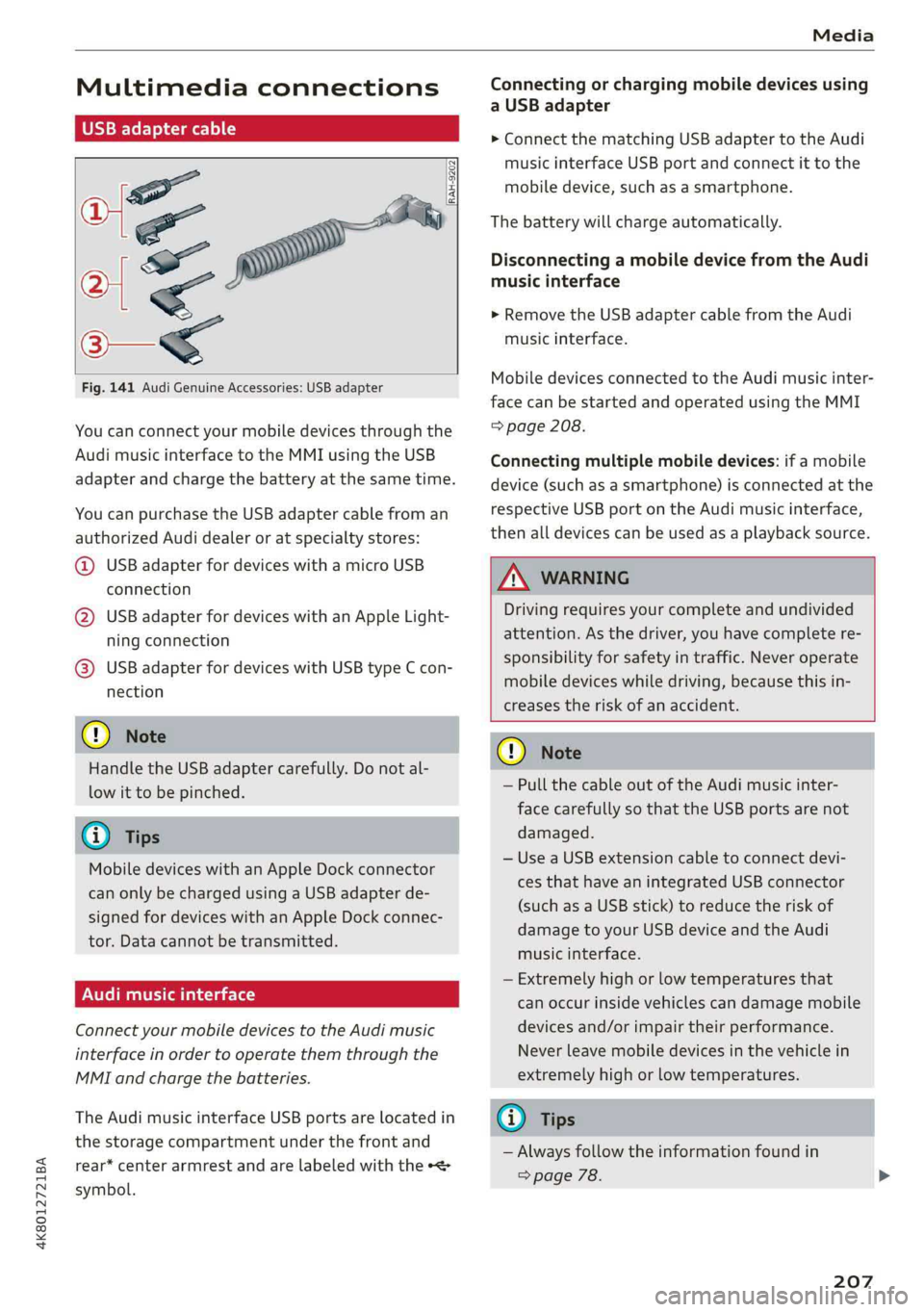 AUDI A7 2019  Owners Manual 