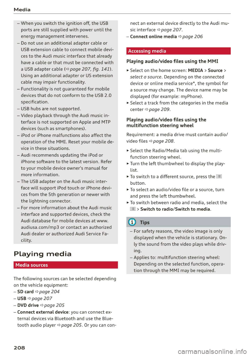 AUDI A7 2019  Owners Manual 