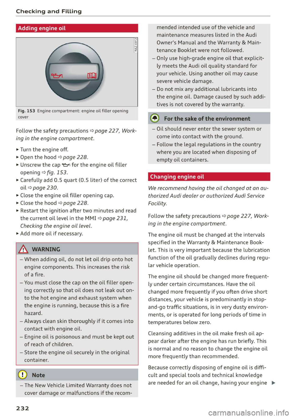 AUDI A7 2019  Owners Manual 