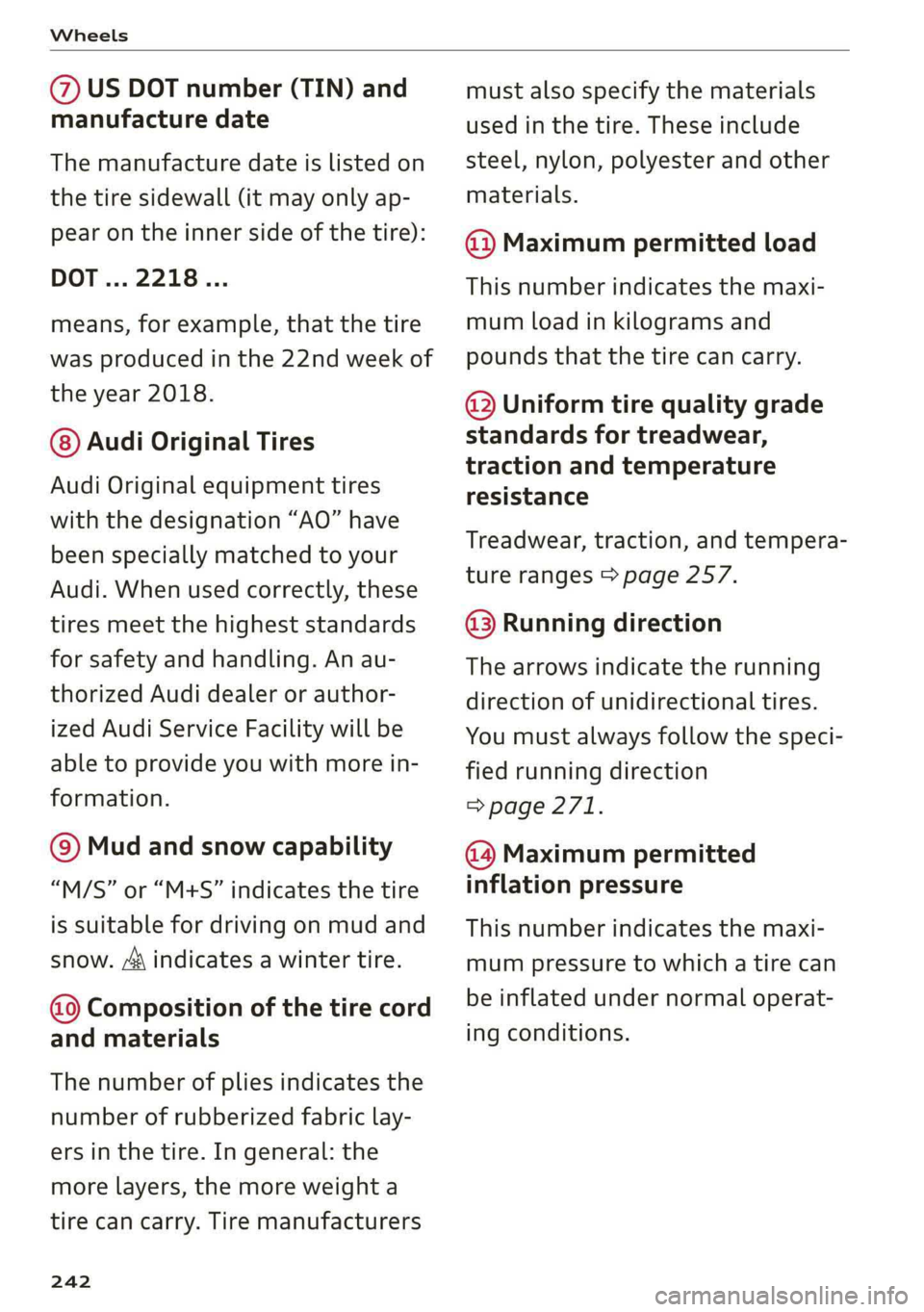 AUDI A7 2019  Owners Manual 