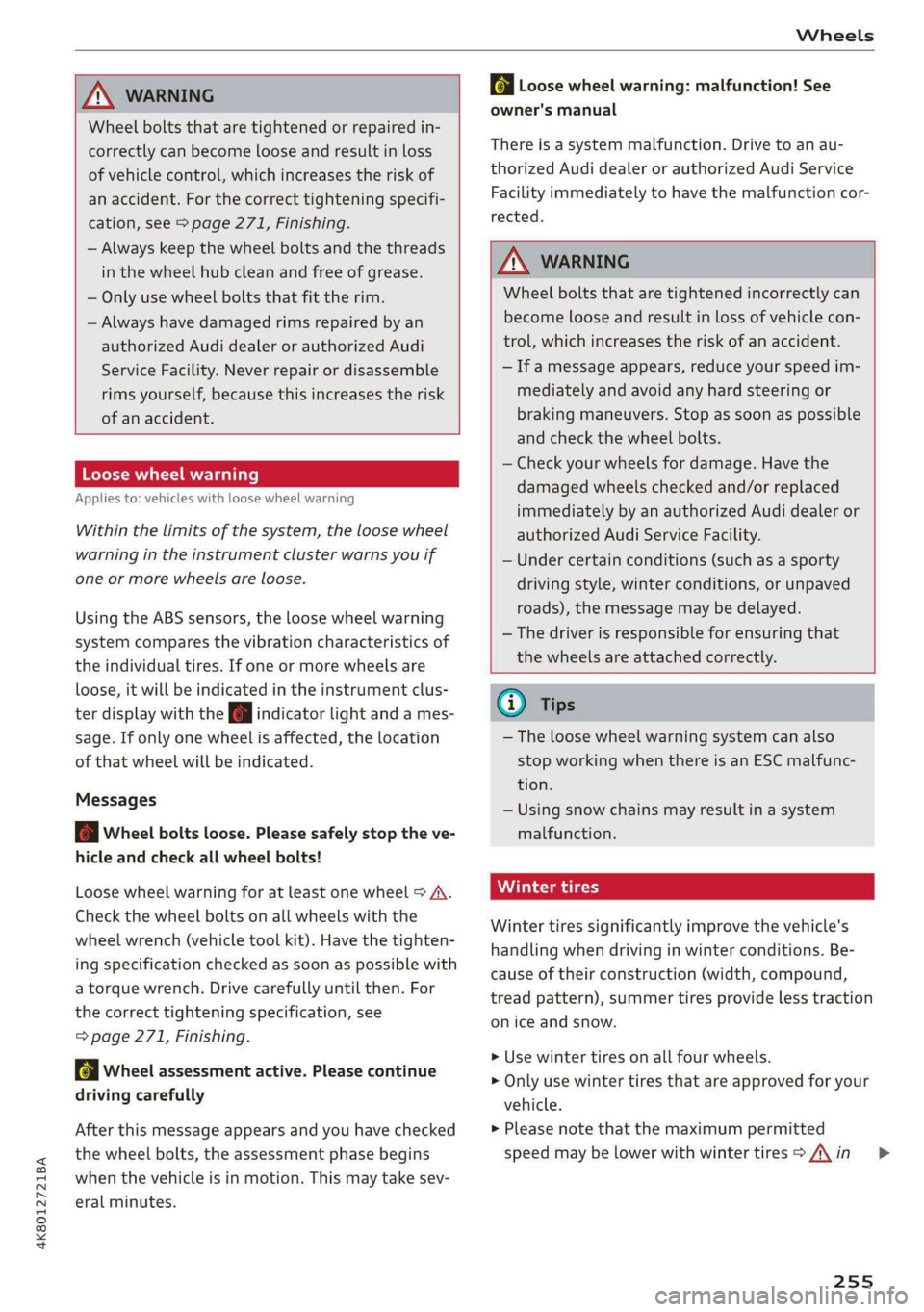 AUDI A7 2019  Owners Manual 