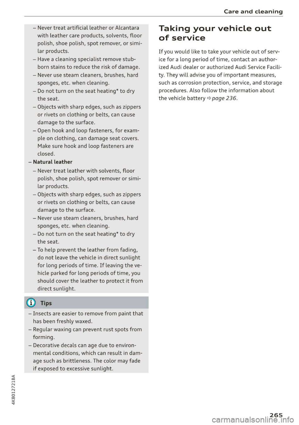 AUDI A7 2019  Owners Manual 