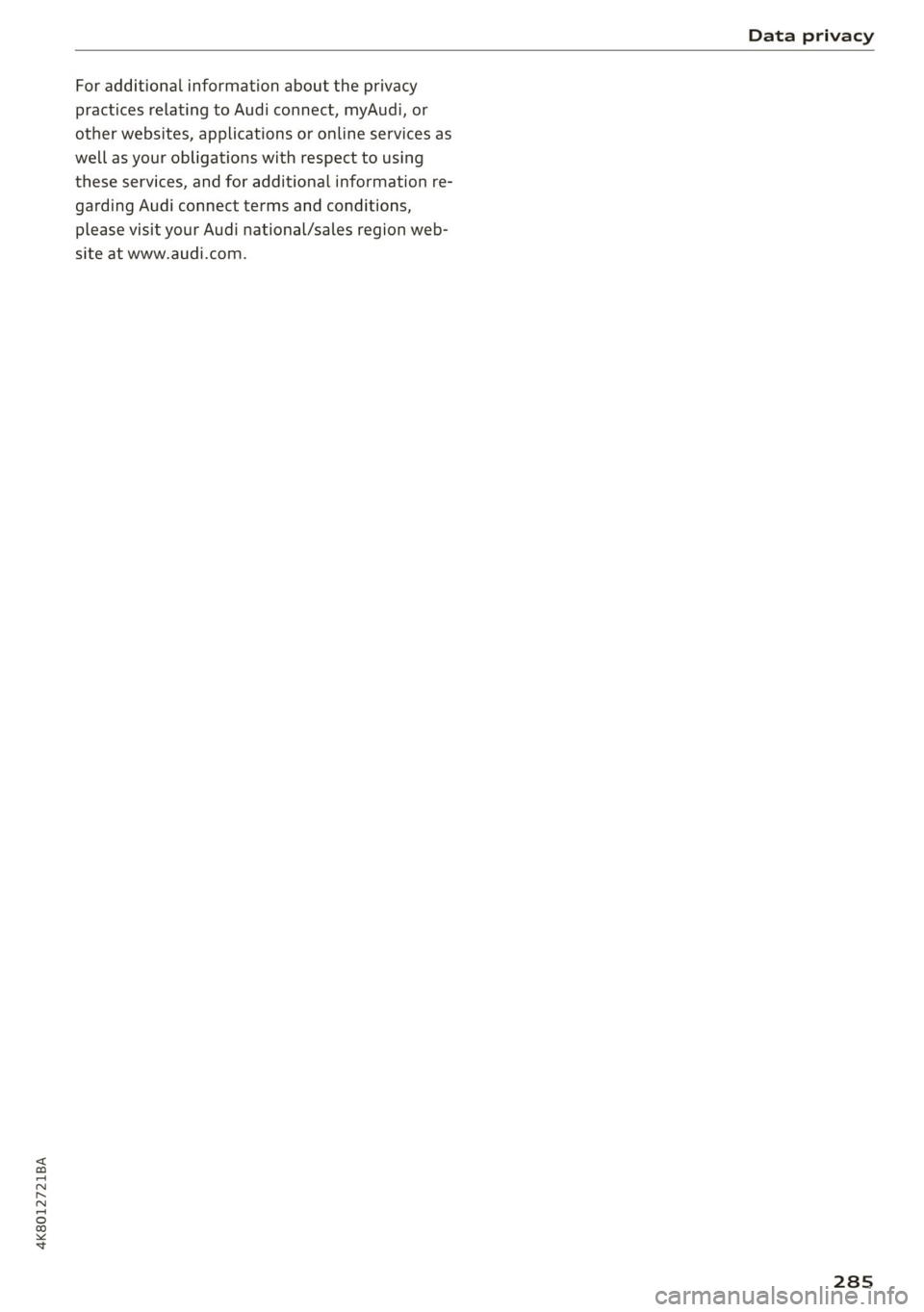 AUDI A7 2019  Owners Manual 