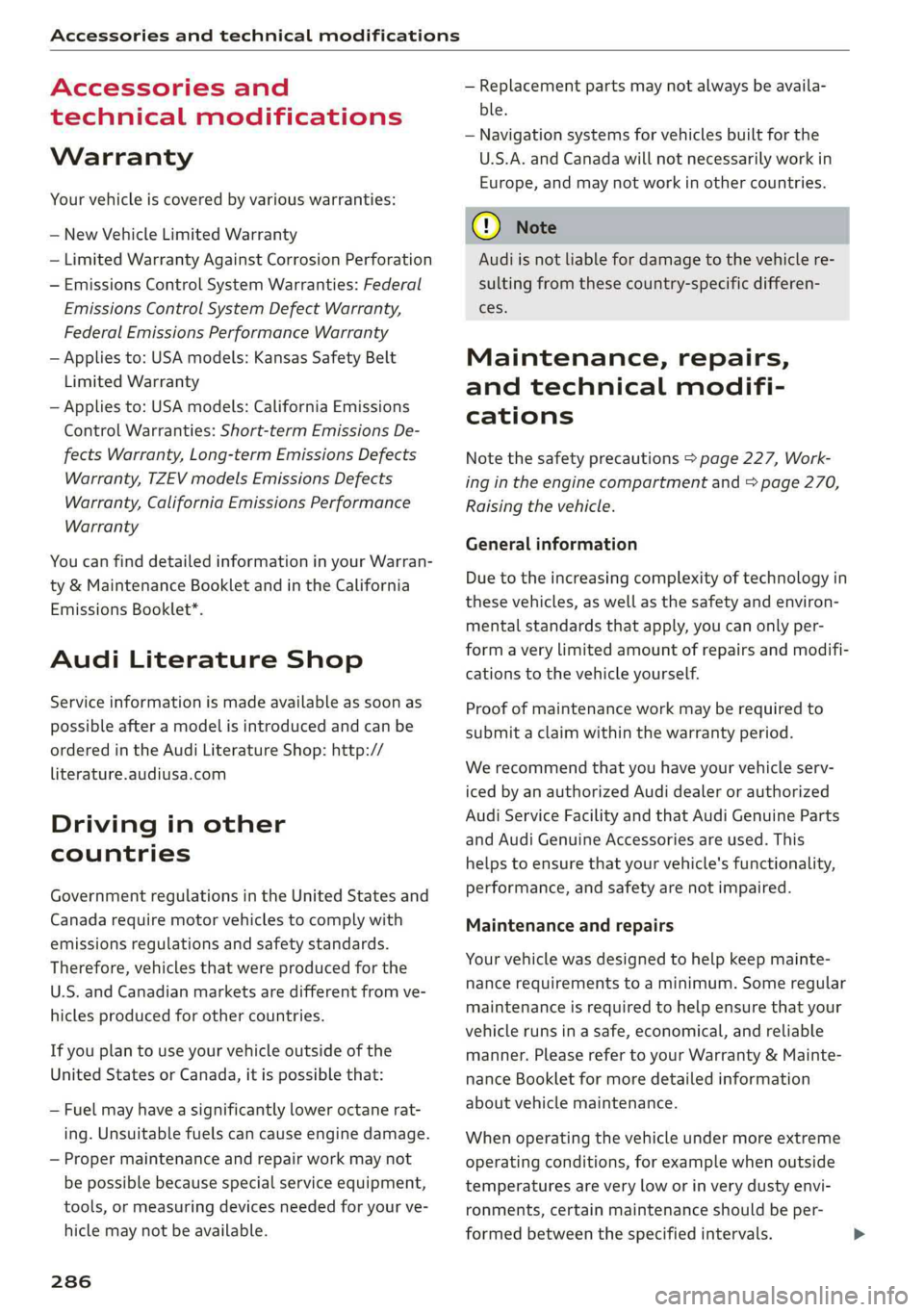 AUDI A7 2019  Owners Manual 