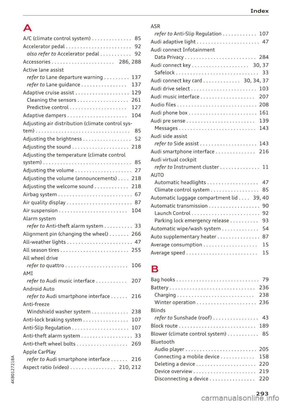 AUDI A7 2019  Owners Manual 