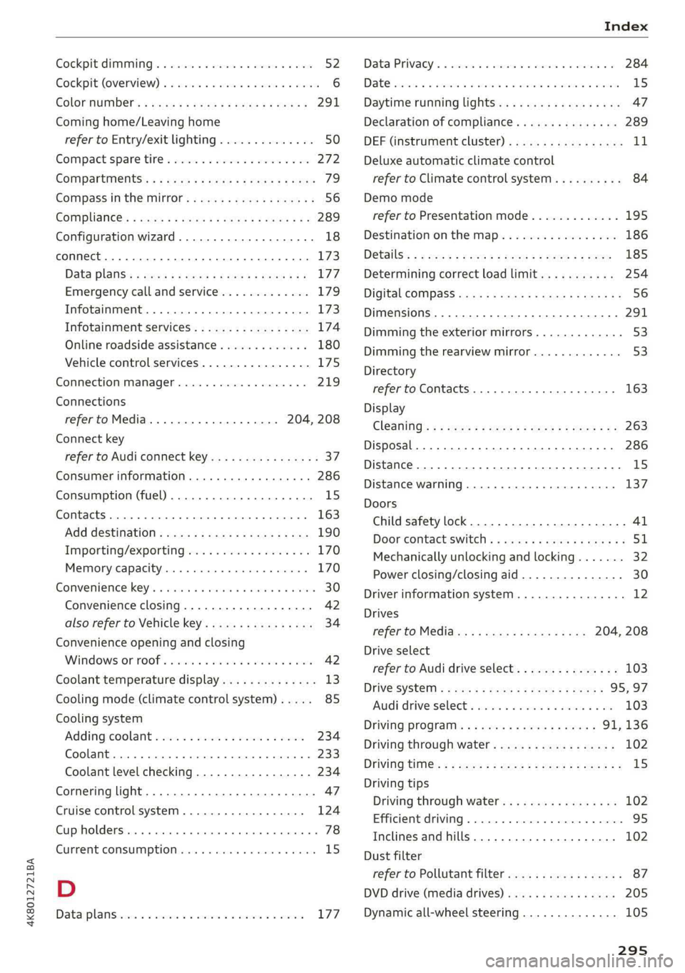 AUDI A7 2019  Owners Manual 