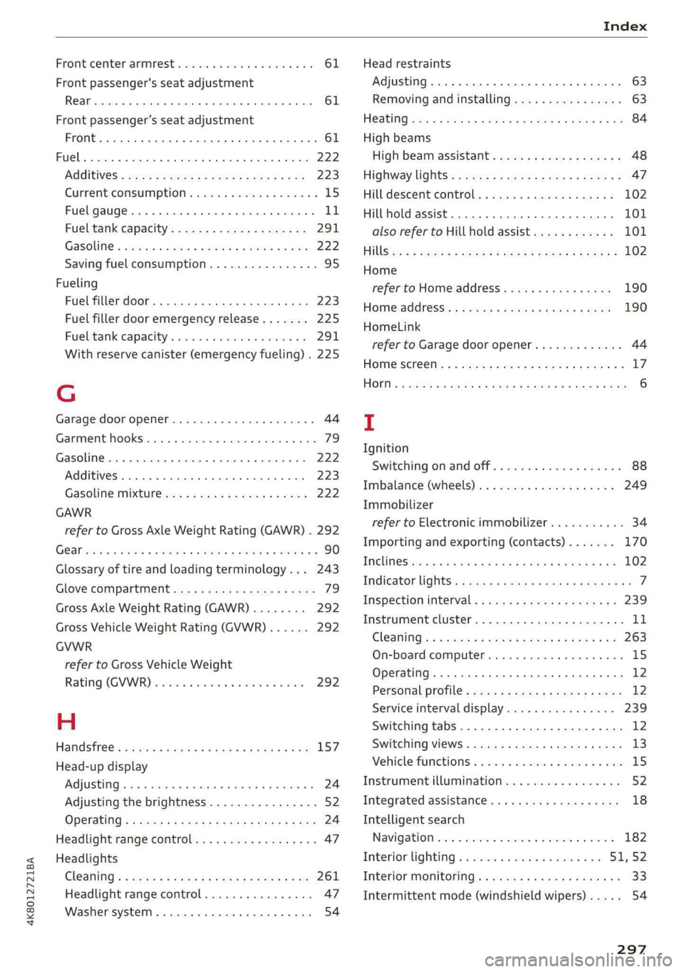 AUDI A7 2019  Owners Manual 