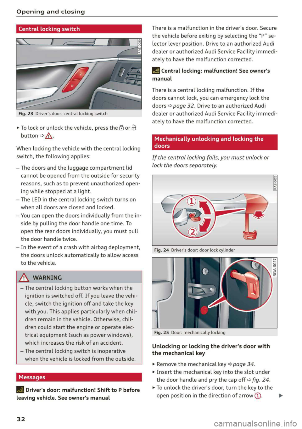 AUDI A7 2019  Owners Manual 