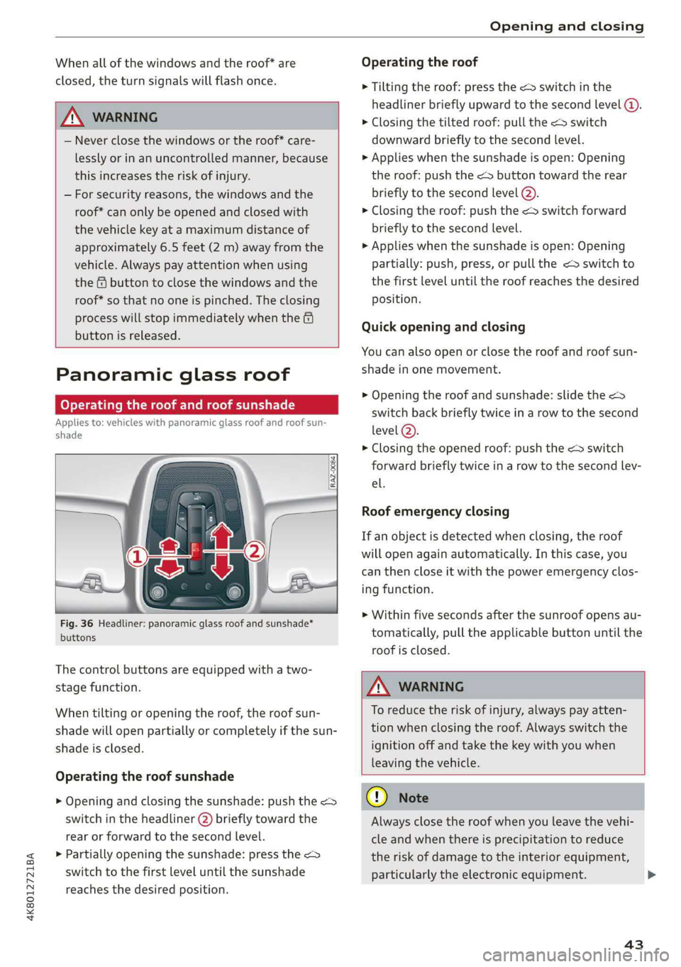 AUDI A7 2019  Owners Manual 