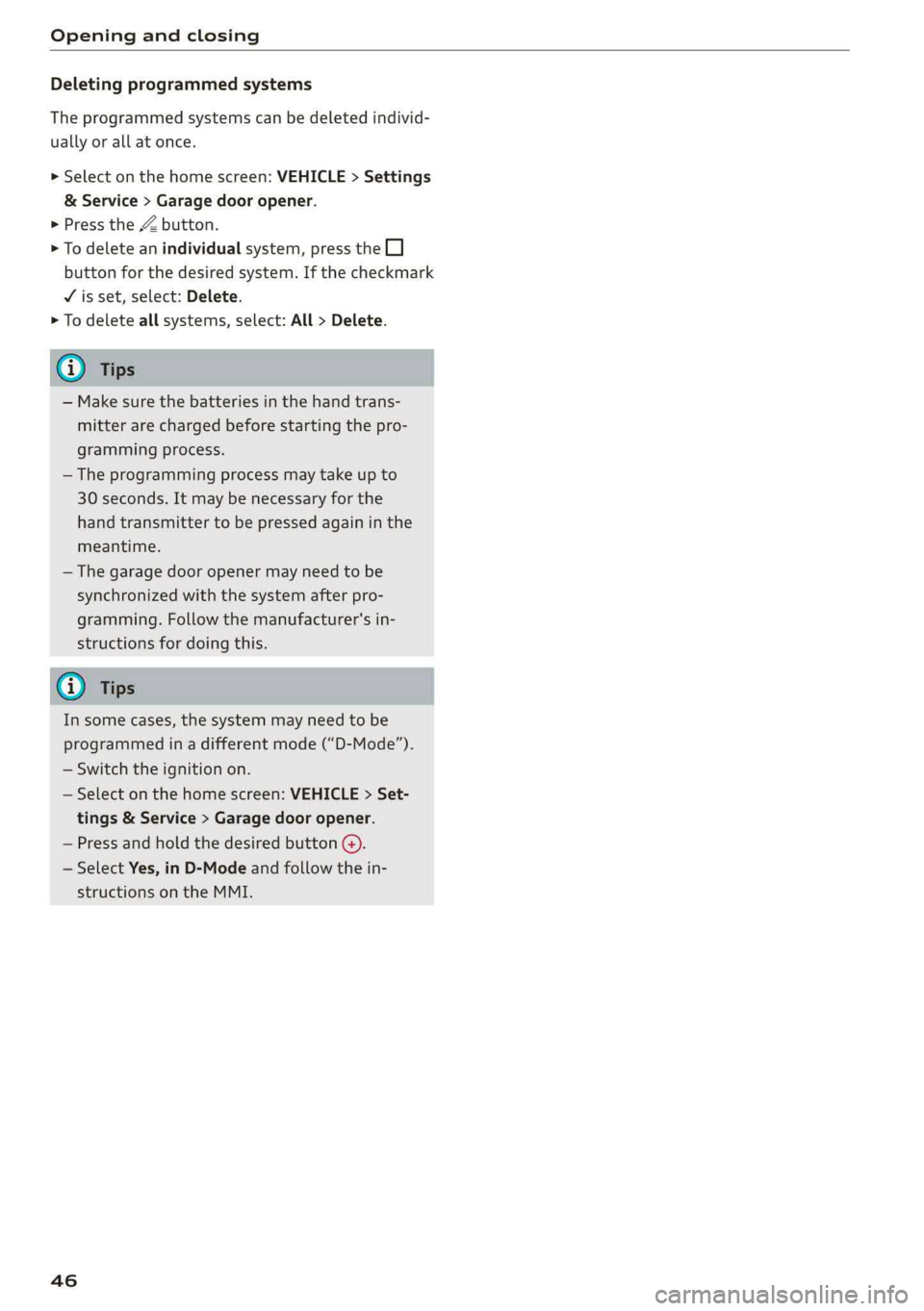 AUDI A7 2019  Owners Manual 