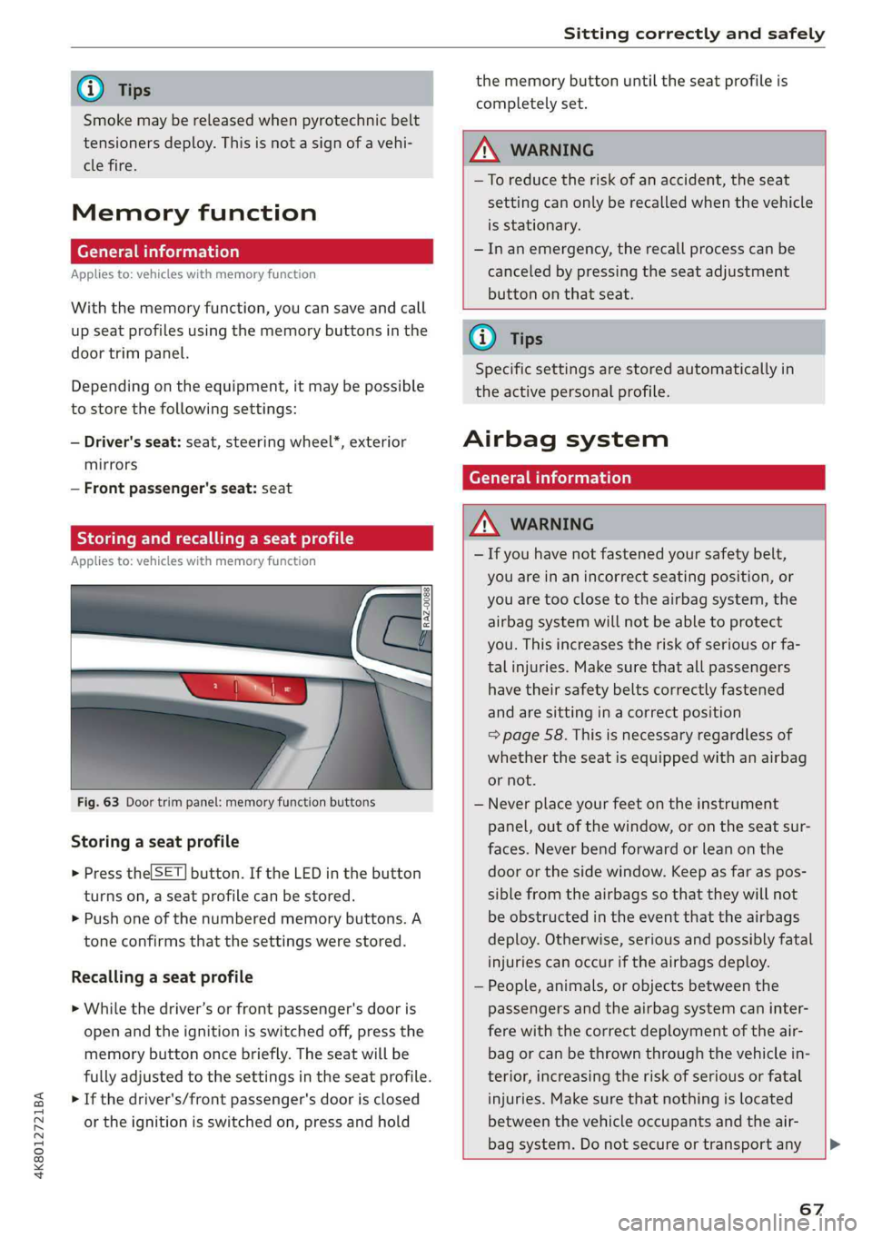 AUDI A7 2019  Owners Manual 