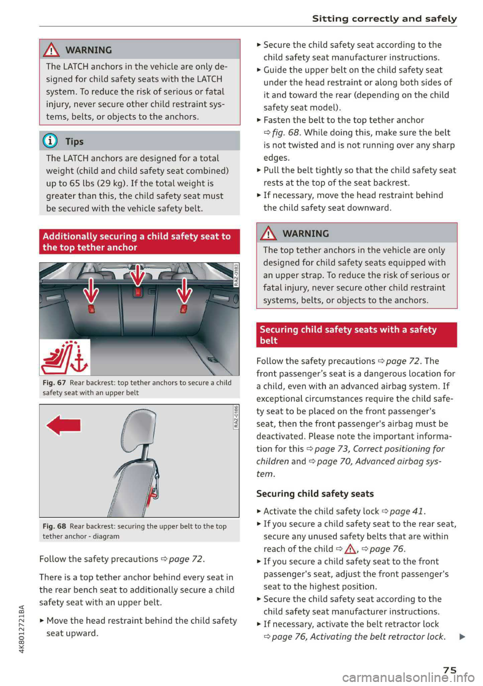 AUDI A7 2019  Owners Manual 