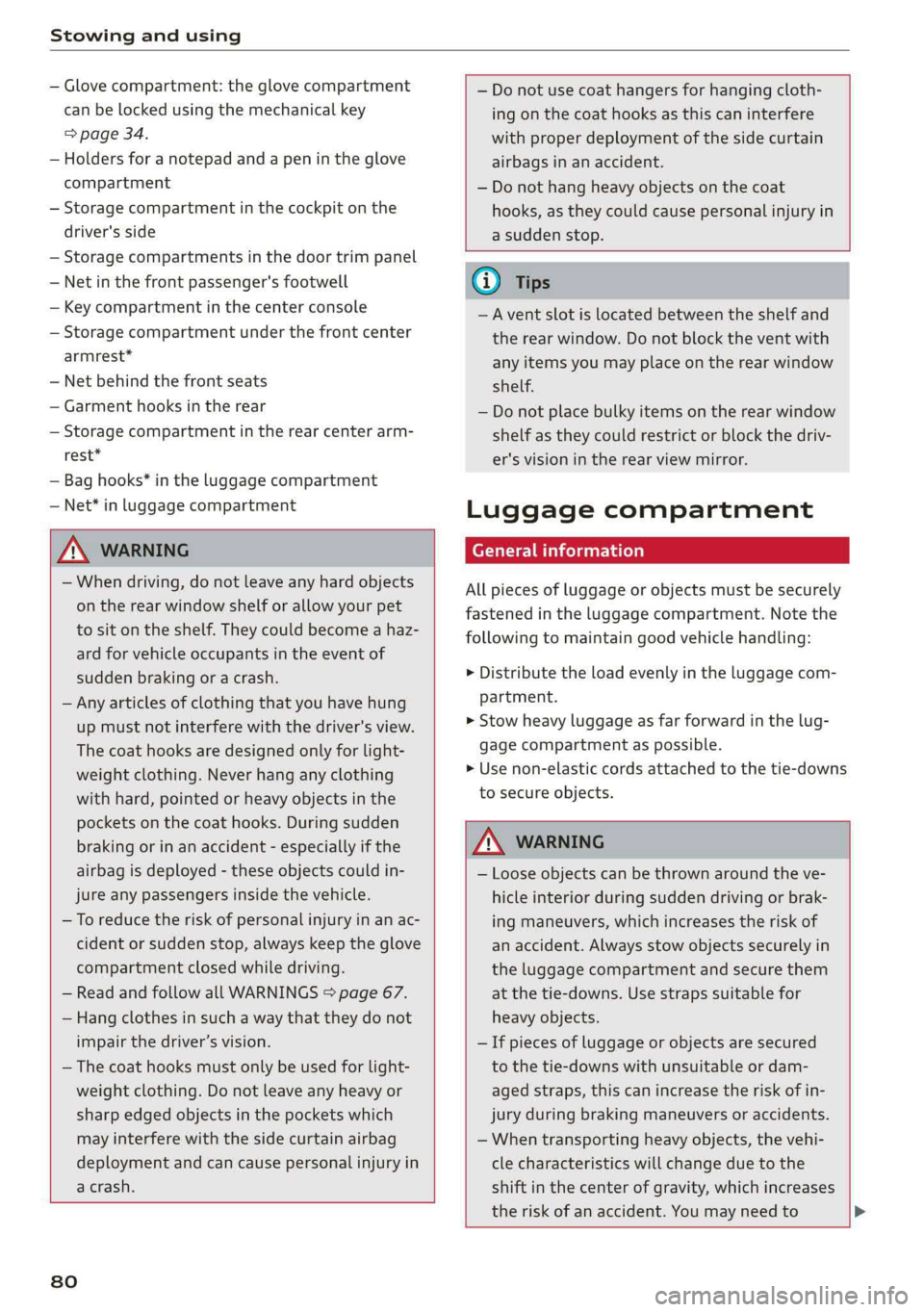 AUDI A7 2019  Owners Manual 
