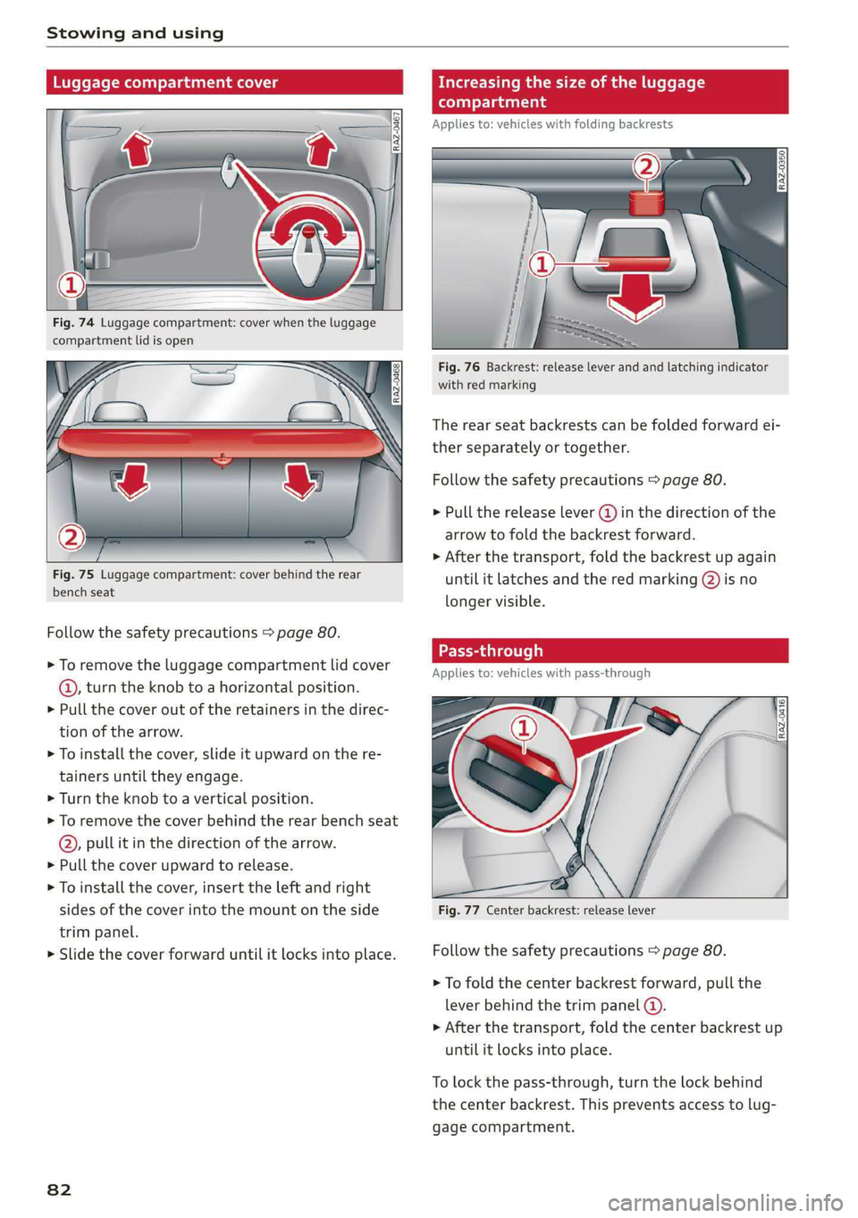 AUDI A7 2019  Owners Manual 
