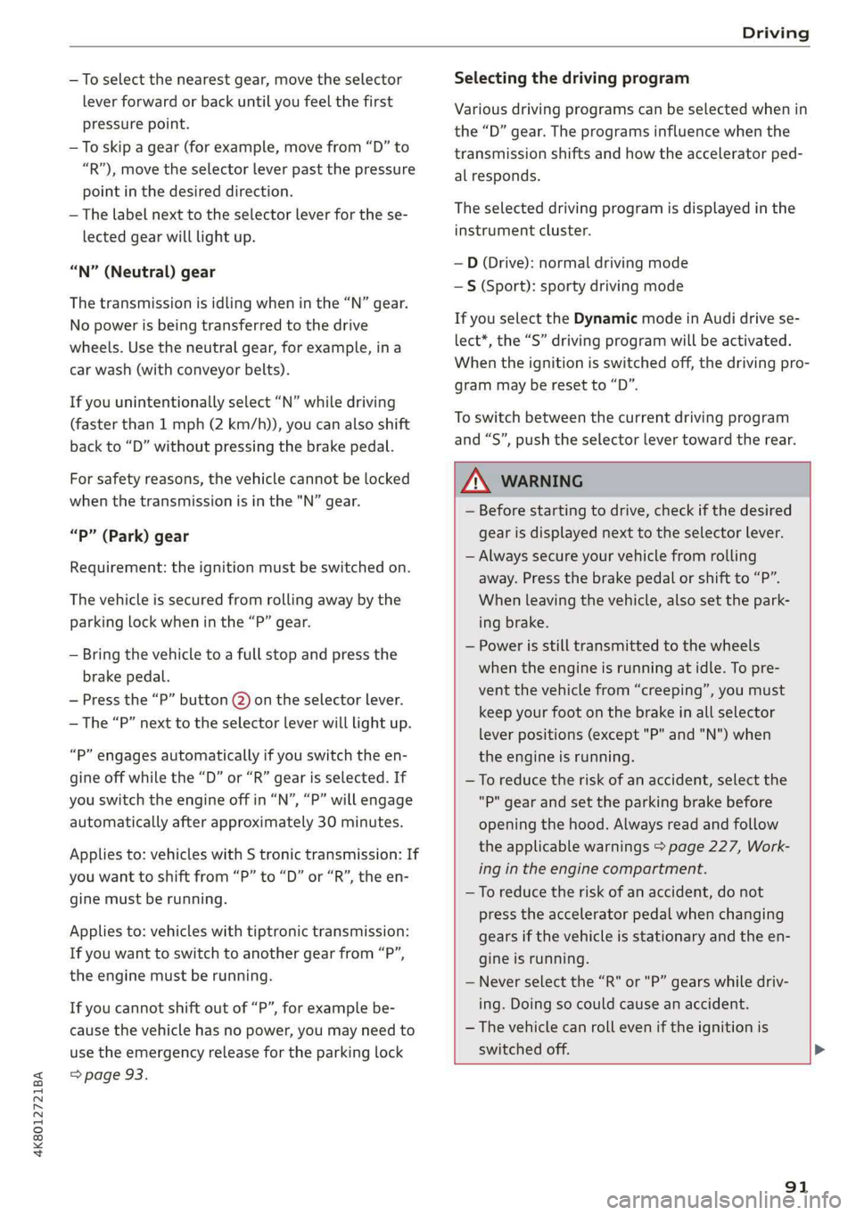 AUDI A7 2019  Owners Manual 