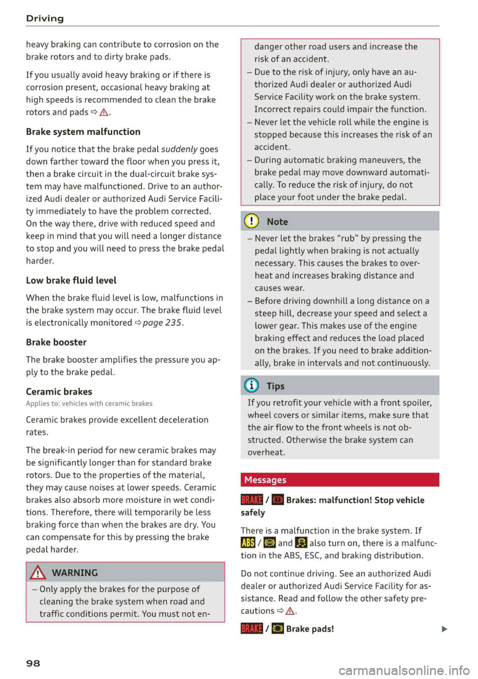 AUDI A7 2019  Owners Manual 