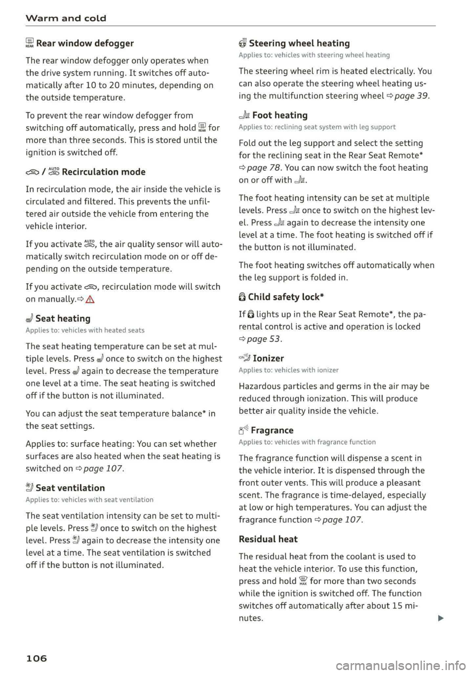 AUDI A8 2019  Owners Manual 