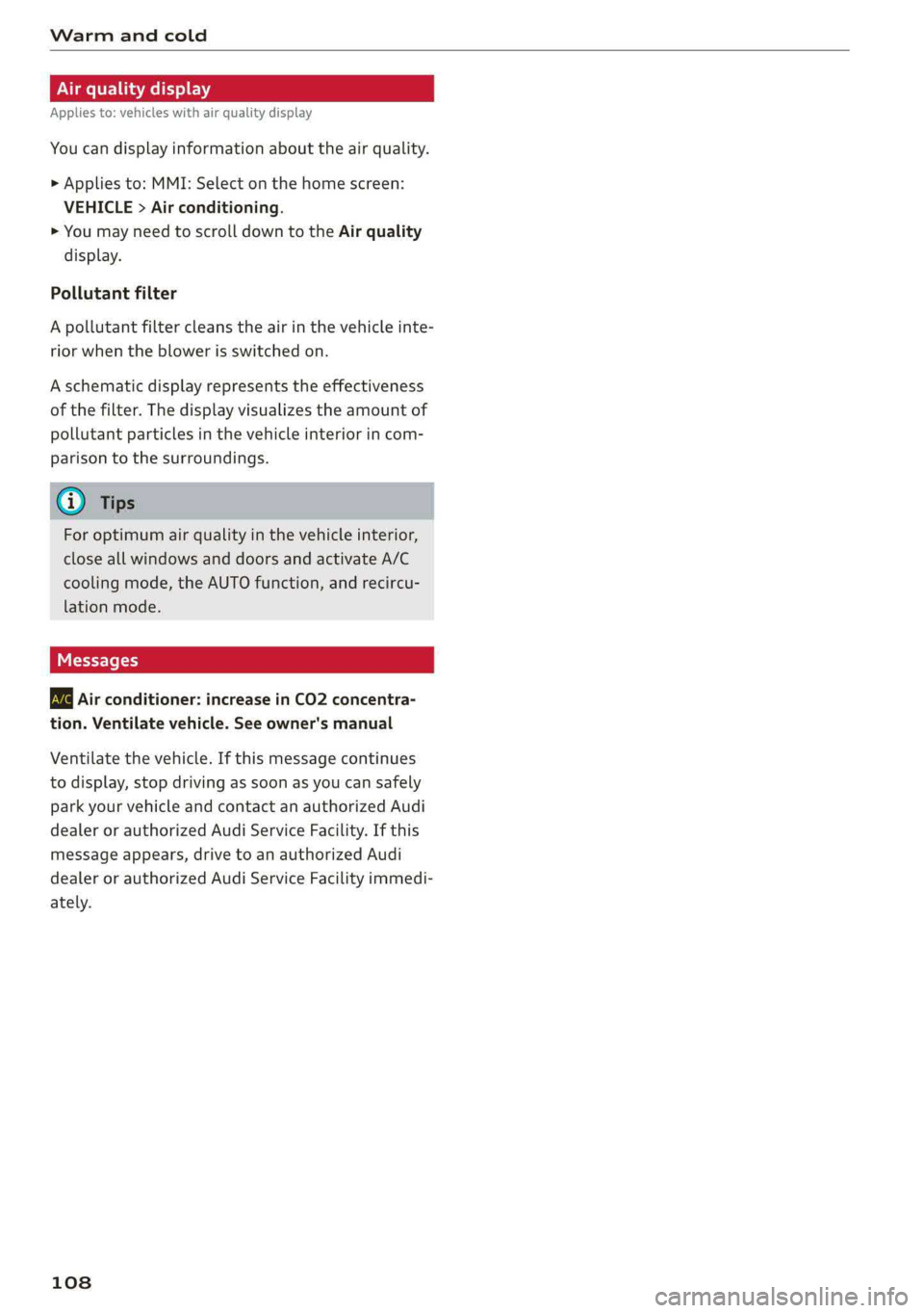AUDI A8 2019  Owners Manual 