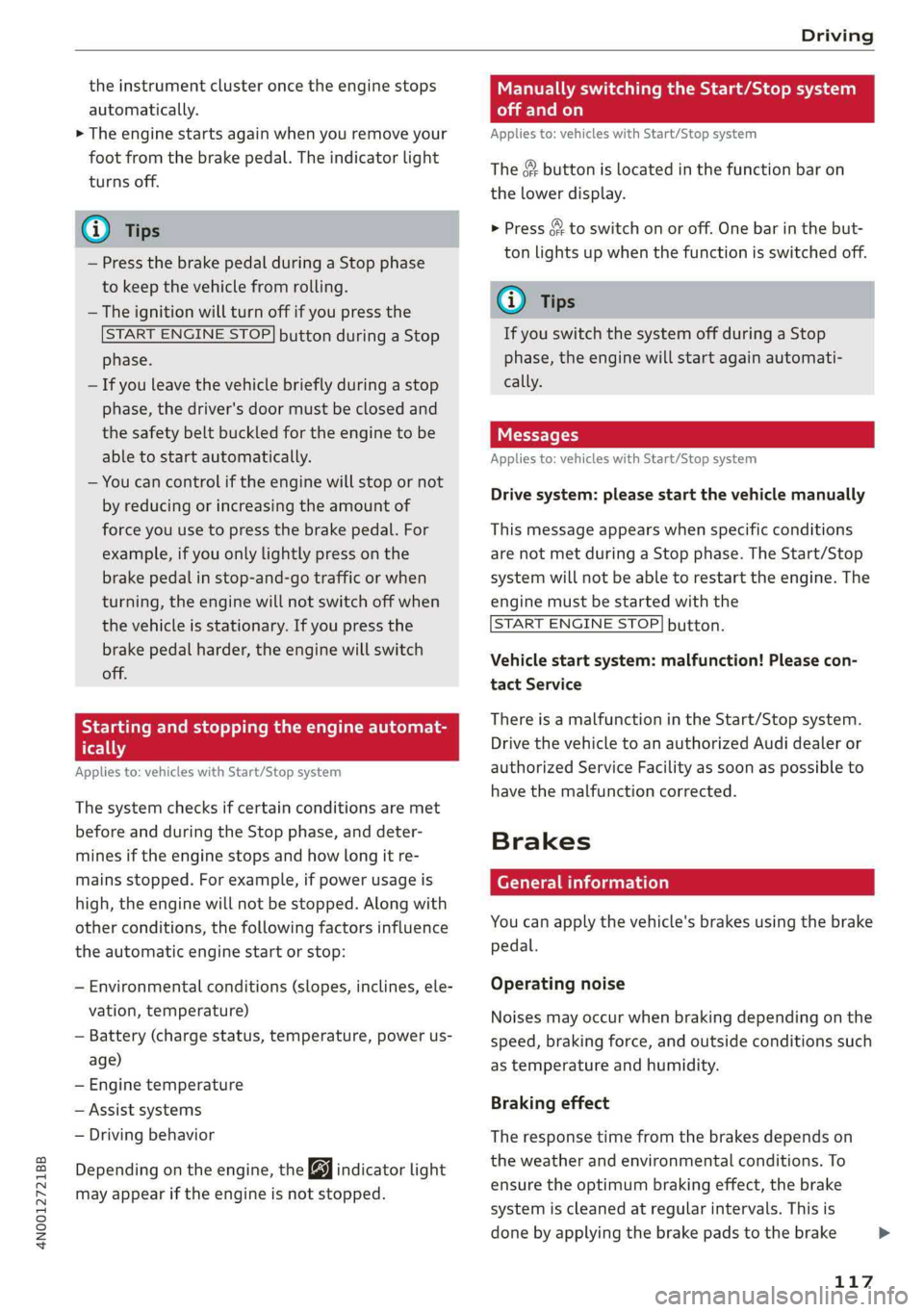 AUDI A8 2019  Owners Manual 