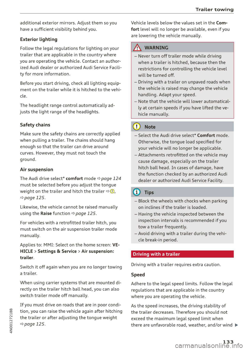 AUDI A8 2019  Owners Manual 
