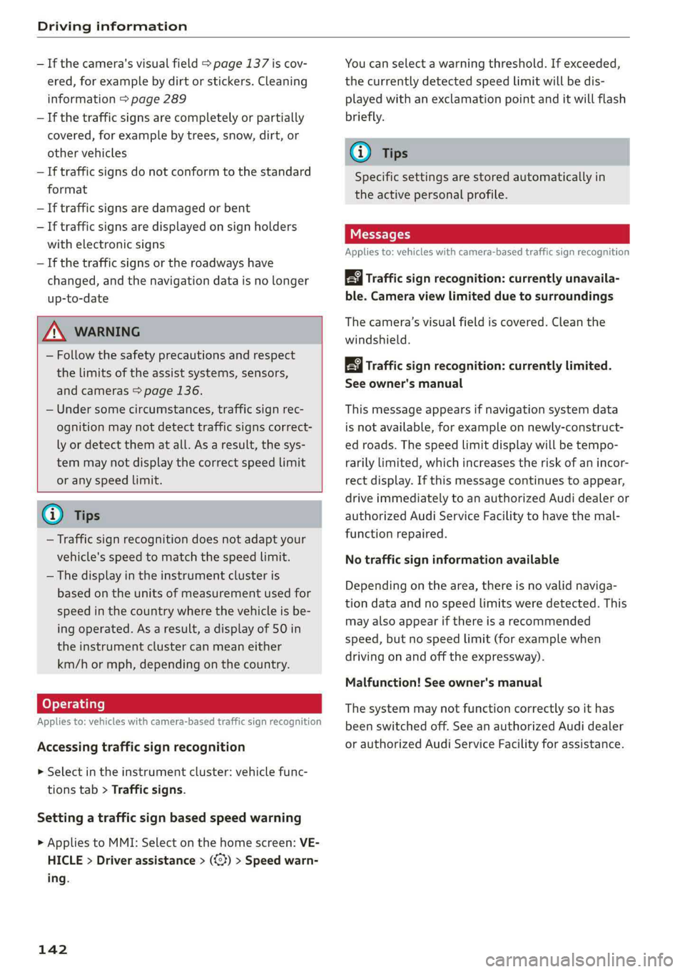 AUDI A8 2019  Owners Manual 