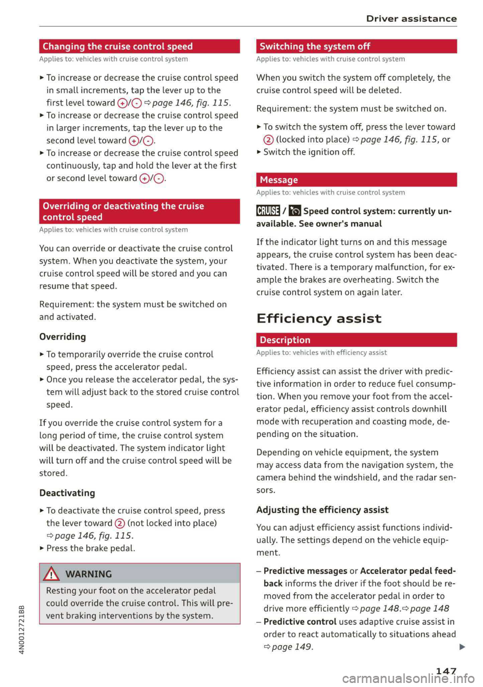 AUDI A8 2019  Owners Manual 