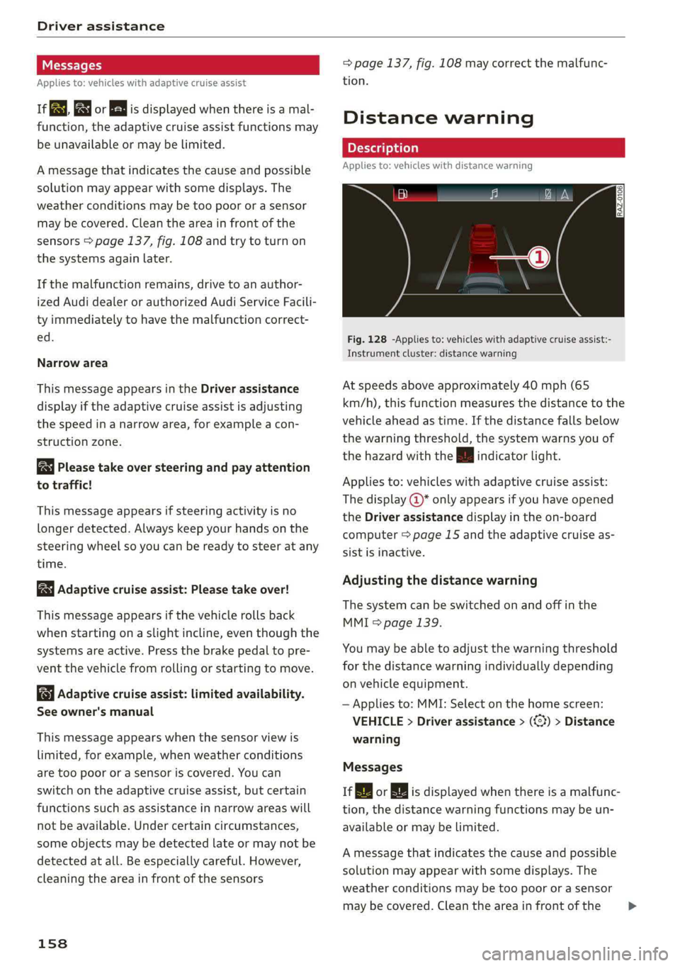 AUDI A8 2019  Owners Manual 
