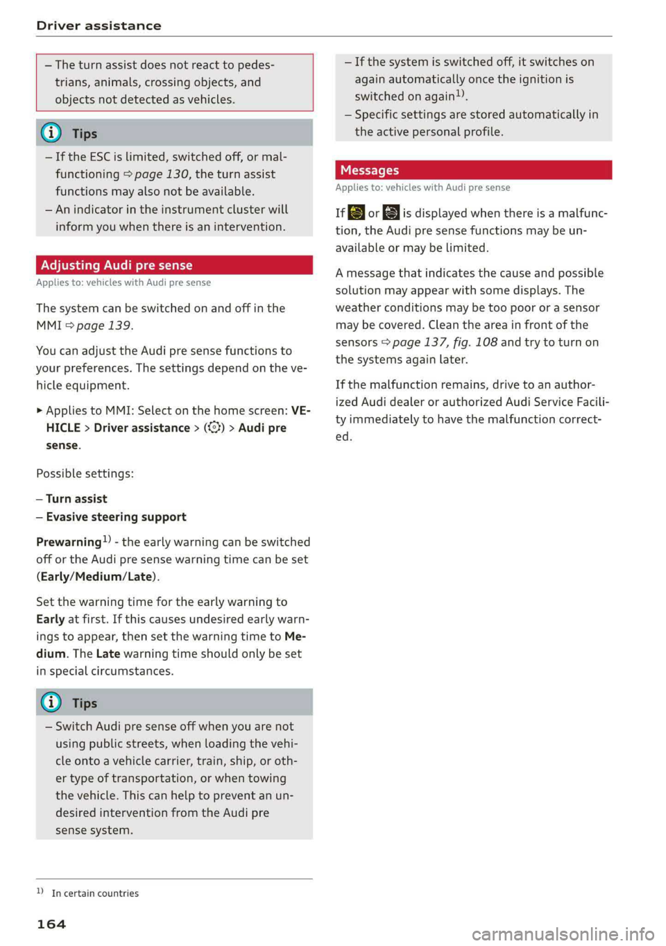 AUDI A8 2019  Owners Manual 