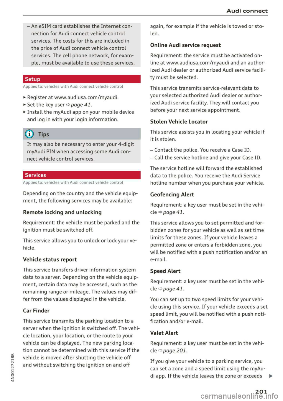 AUDI A8 2019  Owners Manual 
