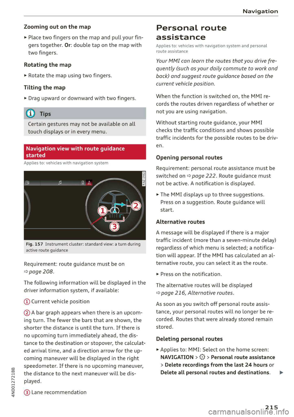 AUDI A8 2019  Owners Manual 