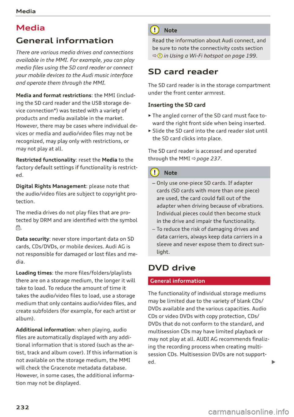 AUDI A8 2019  Owners Manual 