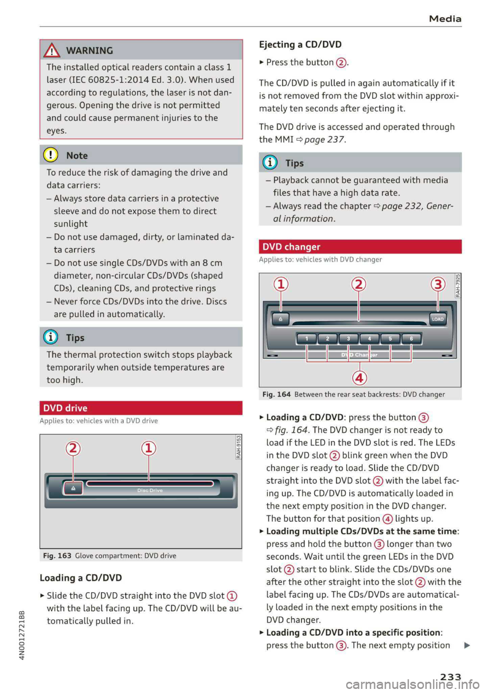 AUDI A8 2019  Owners Manual 