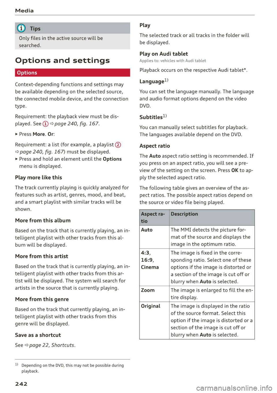 AUDI A8 2019  Owners Manual 