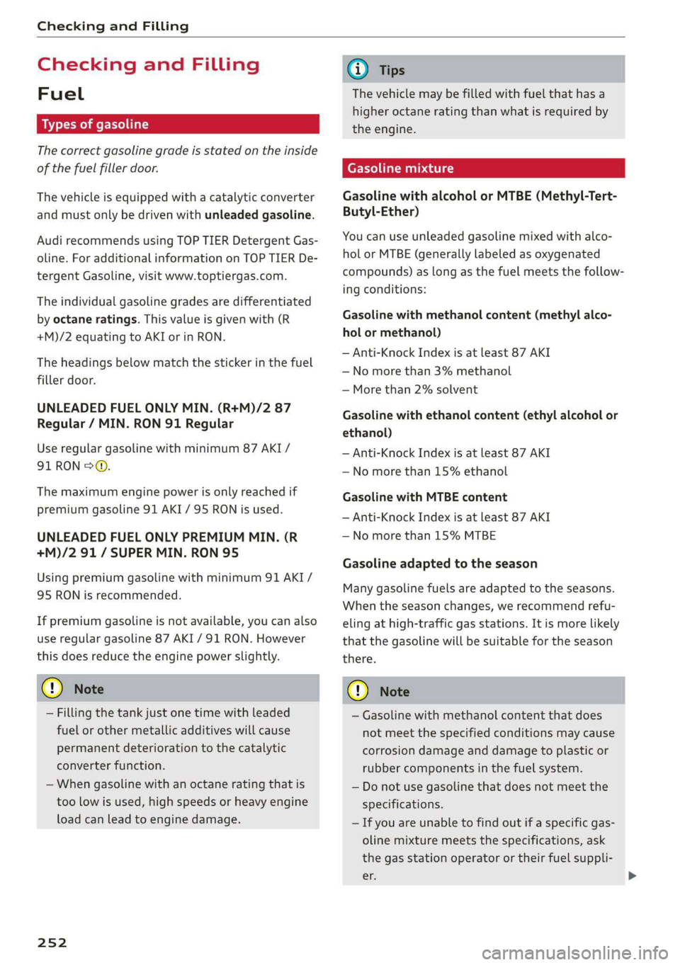 AUDI A8 2019  Owners Manual 