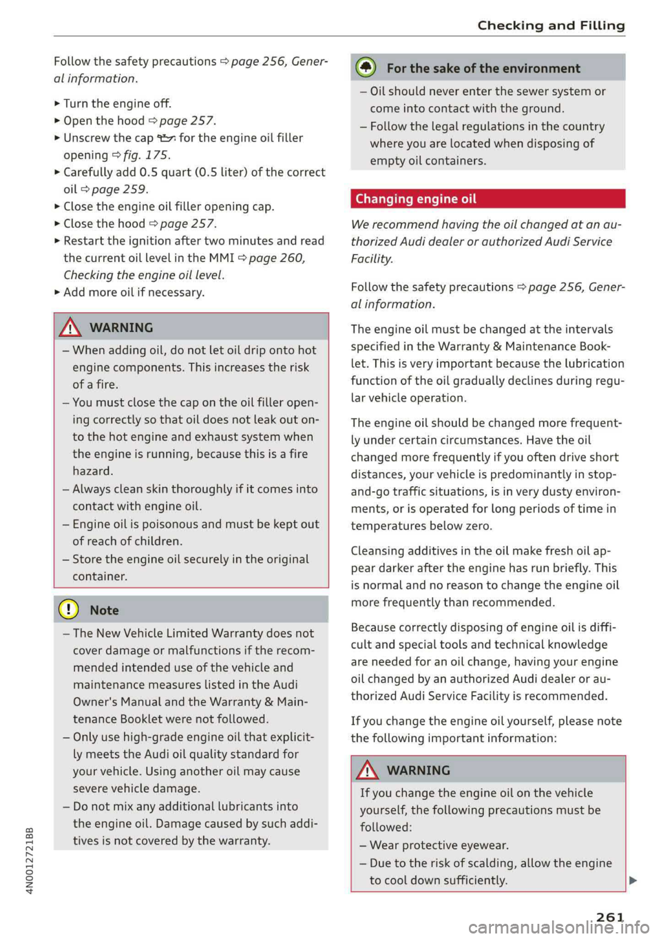 AUDI A8 2019  Owners Manual 